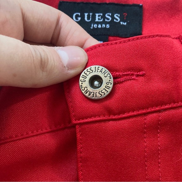 Vintage 00s Cherry Red Guess Pants 🍒 - Picture 6 of 9